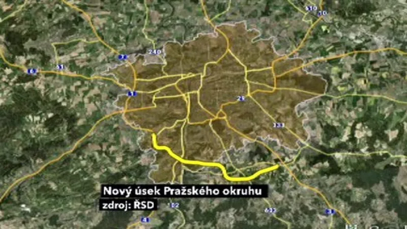 Nový úsek Pražského okruhu