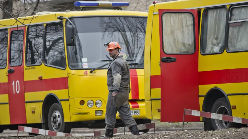 Výbuch v doněcké šachtě Alexandr Zasjaďko