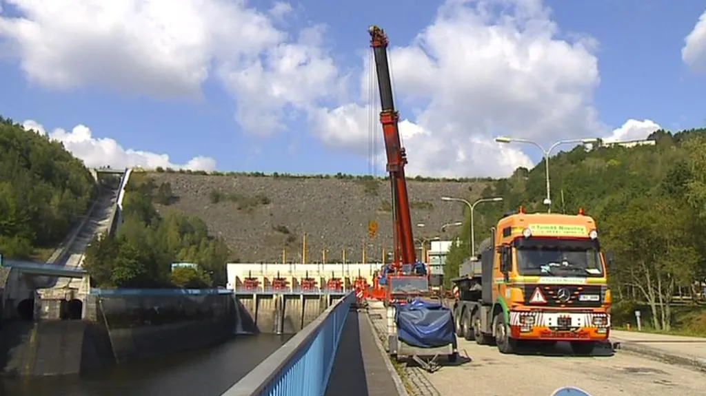 Modernizace přehrady Dalešice