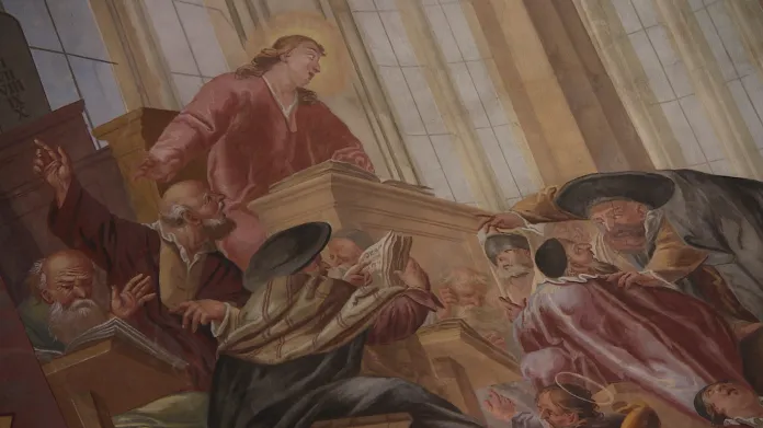 Freska v Broumovském klášteře