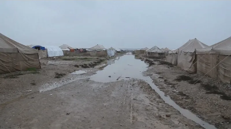 Uprchlický tábor v Iráku