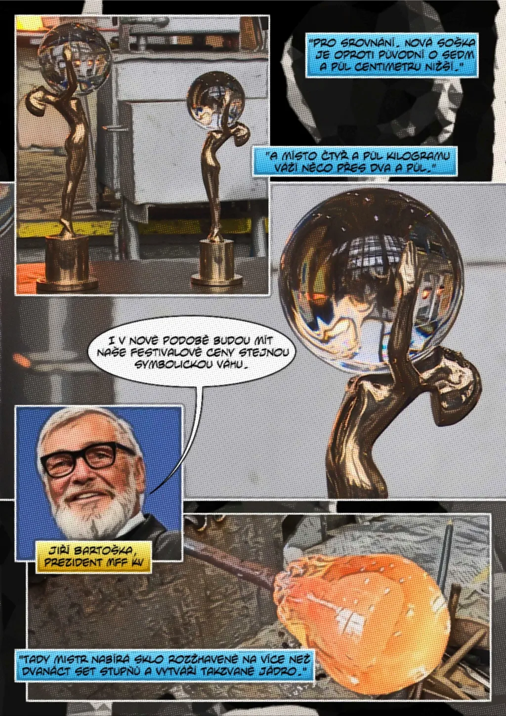 Sklárna Moser vyrobila nové křišťálové glóby