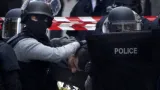 Policejní razie v Saint-Denis v Paříži