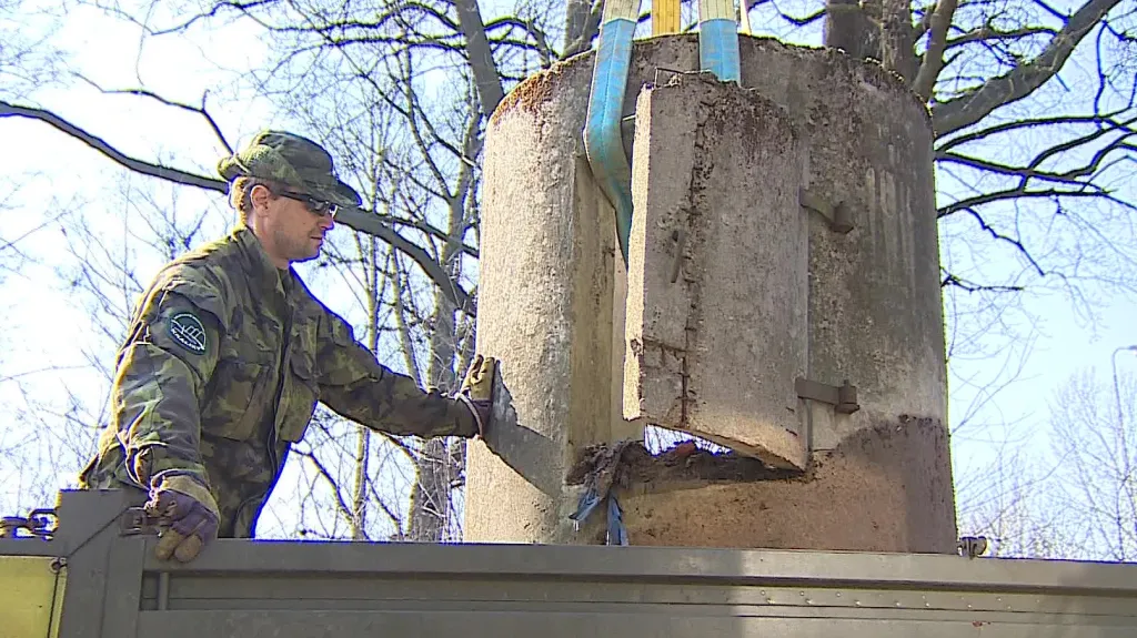 Stěhování einmanbunkru