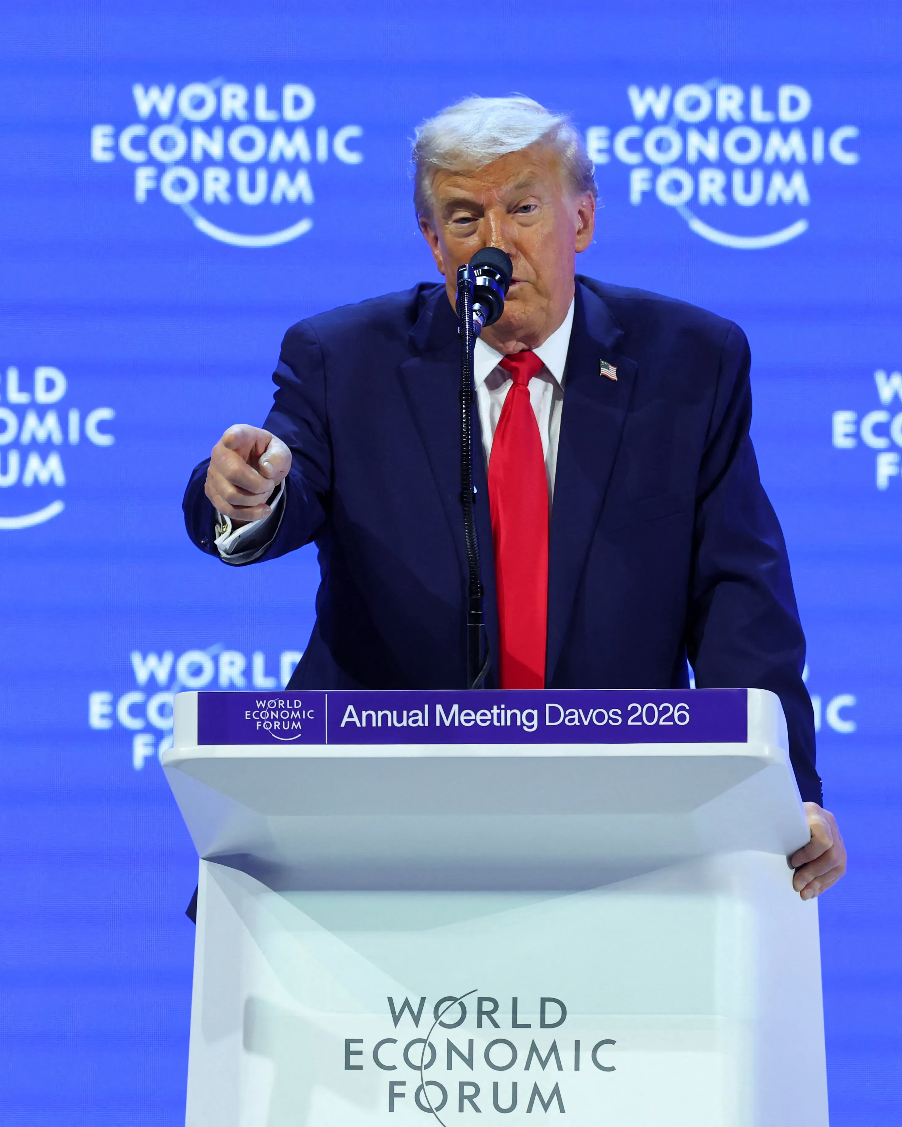 Jen USA mohou ochránit Grónsko, řekl Trump v Davosu