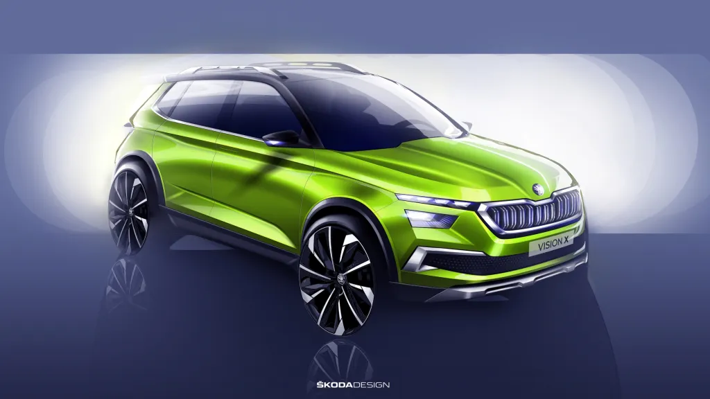 Vizualizace modelu Vision X od automobilky Škoda Auto