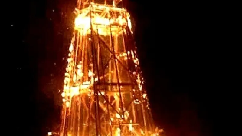 Hořet začala Hýlačka 1. ledna 2012 v ranních hodinách