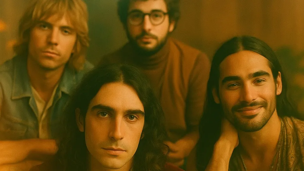 The Velvet Sundown (obrázek je tedy s ohledem na prohlášení, že je kapela výtvorem AI, také vytvořený s pomocí AI)