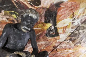 Anthroposu umění australských domorodců sluší