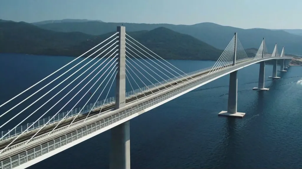 Pelješacký most v Chorvatsku