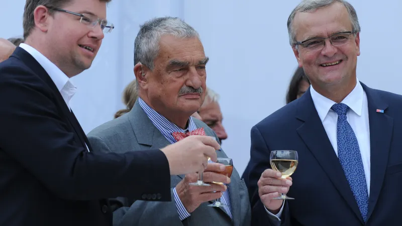 Jiří Pospíšil, Karel Schwarzenberg a Miroslav Kalousek