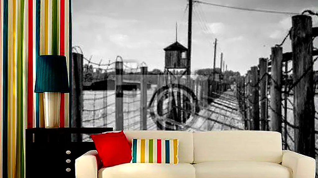 Fototapeta s motivem koncentračního tábora Majdanek