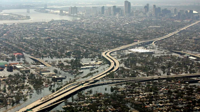 Následky hurikánu Katrina v roce 2005