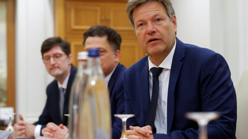 Německý ministr hospodářství Robert Habeck