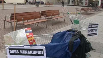Nákupní košíky při sportovních aktivitách