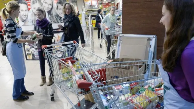 Potravinová sbírka předčila očekávání