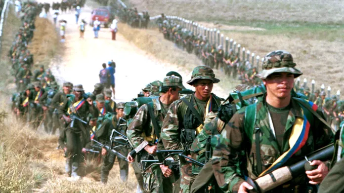 Rebelové z FARC v roce 1999