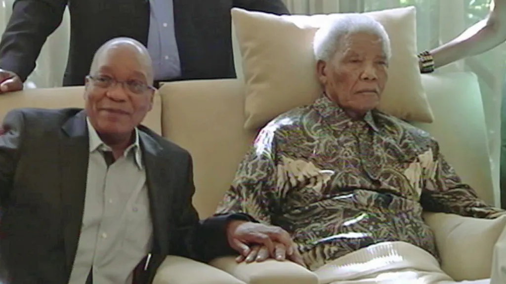 Jacob Zuma a Nelson Mandela