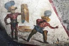 Krvavý gladiátorský zápas starý dva tisíce let. V Pompejích našli zatím neznámou fresku
