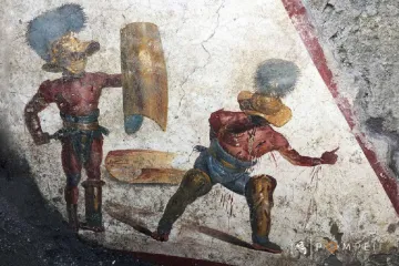 Krvavý gladiátorský zápas starý dva tisíce let. V Pompejích našli zatím neznámou fresku