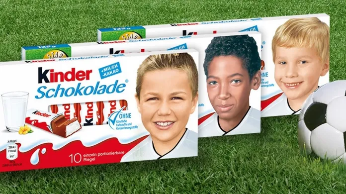 Německé Kinder čokolády před fotbalovým mistrovstvím Evropy