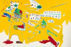Albertinu zachvátila vizuální smršť Jeana-Michela Basquiata. Talentu, který prostě „vždycky maloval“