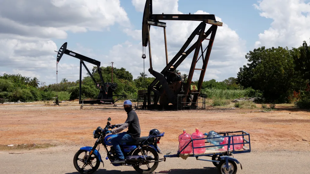 Zařízení na těžbu ropy ve Venezuele