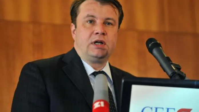 Ministr obchodu a průmyslu Martin Kocourek