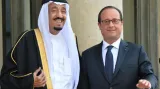 Saúdský korunní princ Salmán a Francois Hollande