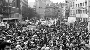 Listopad 1989: Generální stávka v Bratislavě