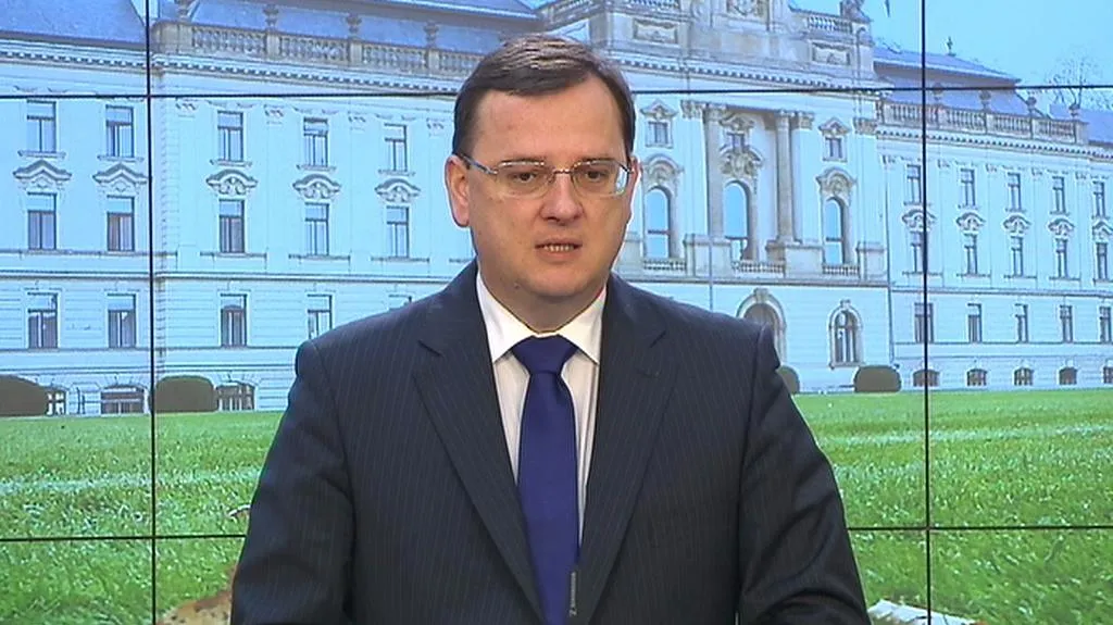 Premiér Petr Nečas