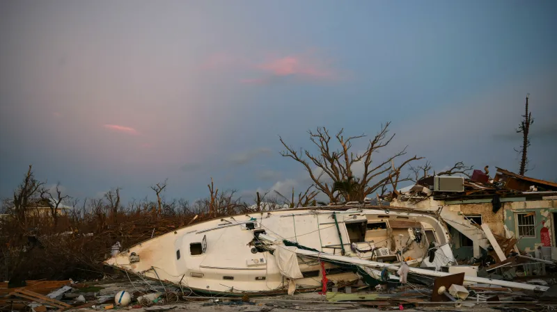 Následky řádění hurikánu Dorian na Bahamách