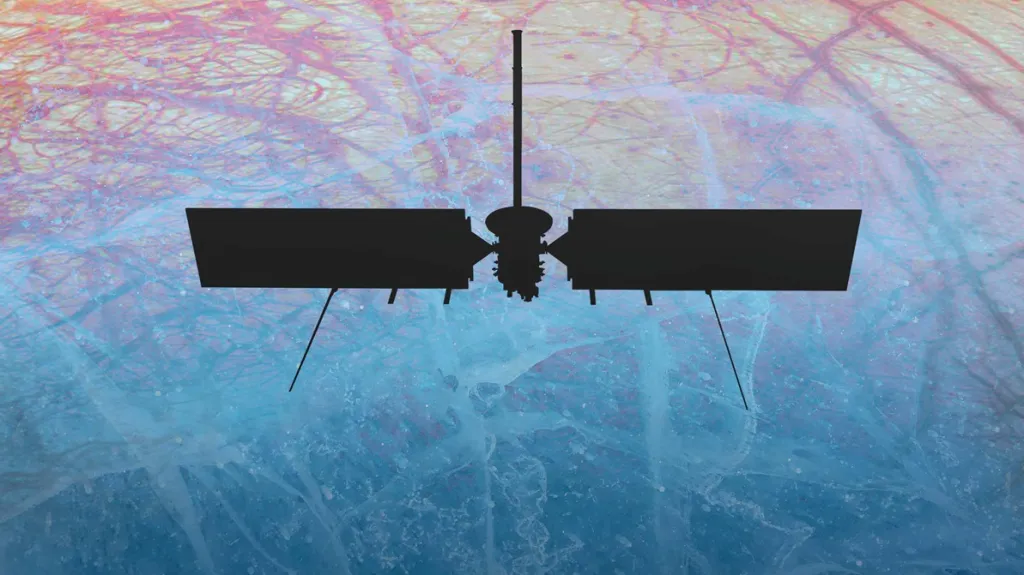 Vizualizace mise Europa Clipper