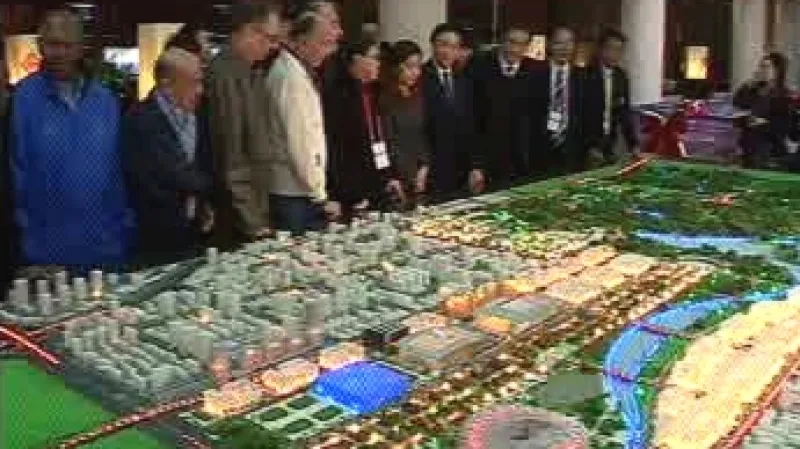 Model olympijského areálu