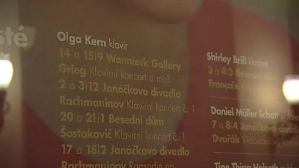 Filharmonie Brno připravuje vystoupení Olgy Kern