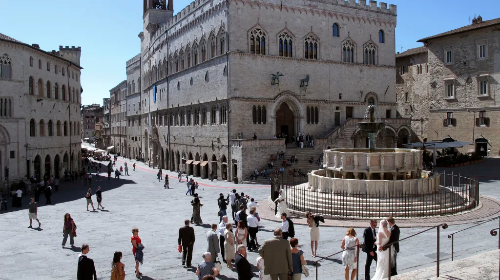 Centrum města Perugia