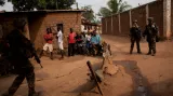 Čadské jednotky střeží obydlenou čtvrť v Bangui