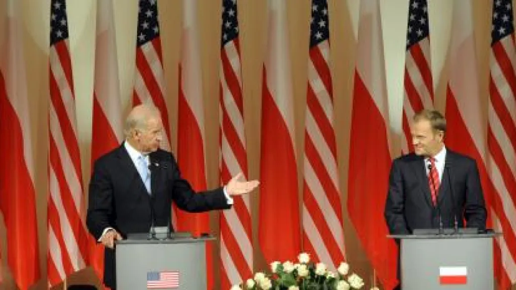 Joe Biden a Donald Tusk