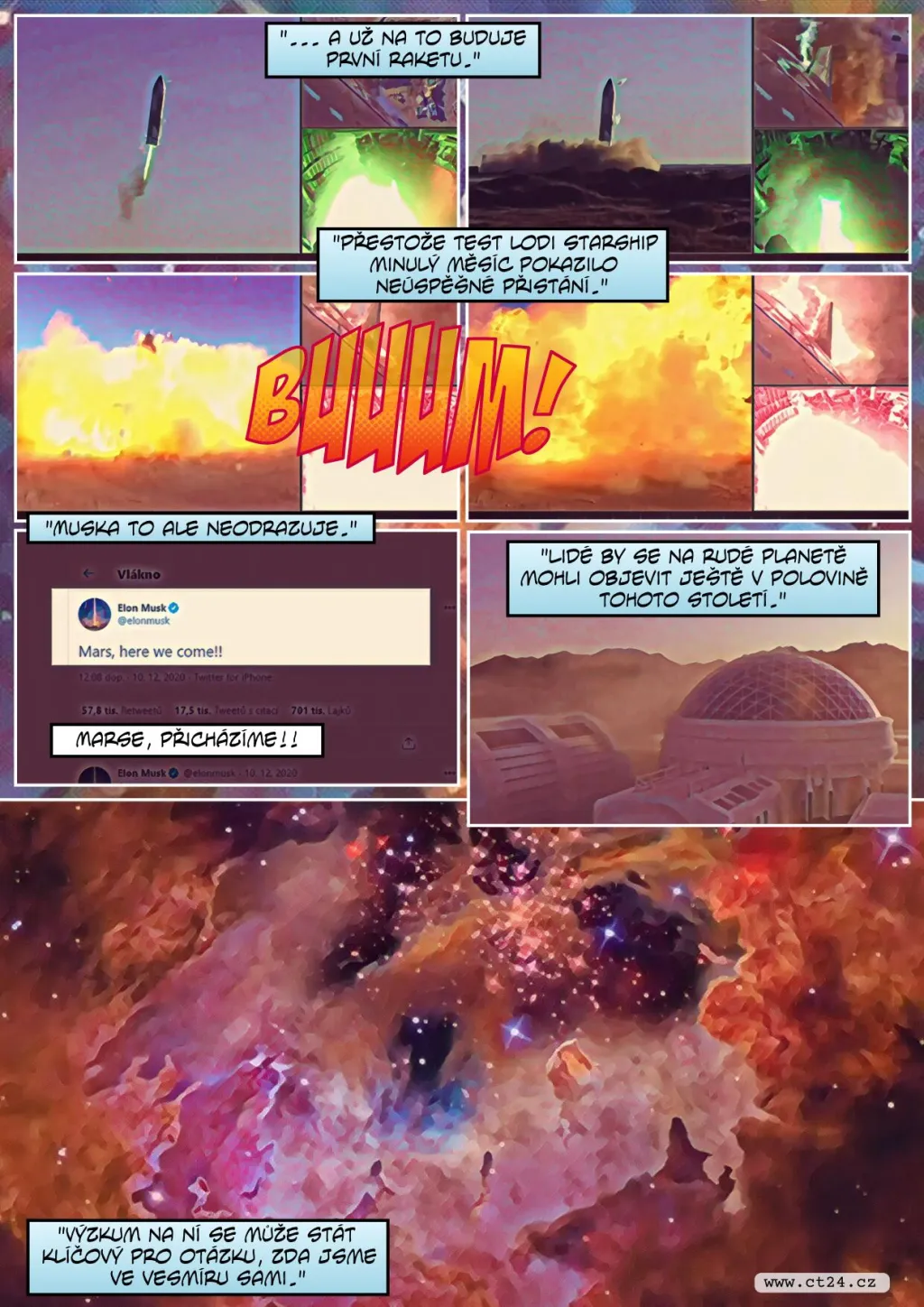 Boj o rudou planetu. Na Mars se touží dostat jako první Elon Musk, sní o tom ale třeba i Čína