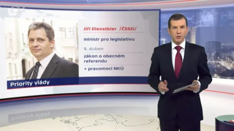 Postavení vlády po dvou měsících tématem Událostí ČT