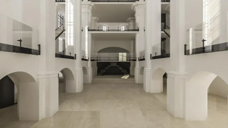 Vizualizace nové podoby kostela sv. Michaela