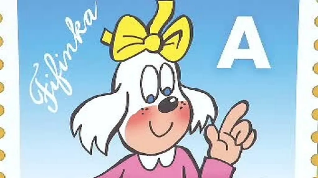 Známka s Fifinkou