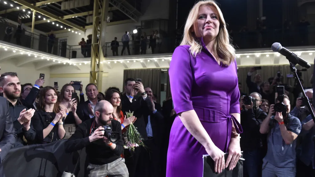 Vítězka slovenských prezidentských voleb Zuzana Čaputová