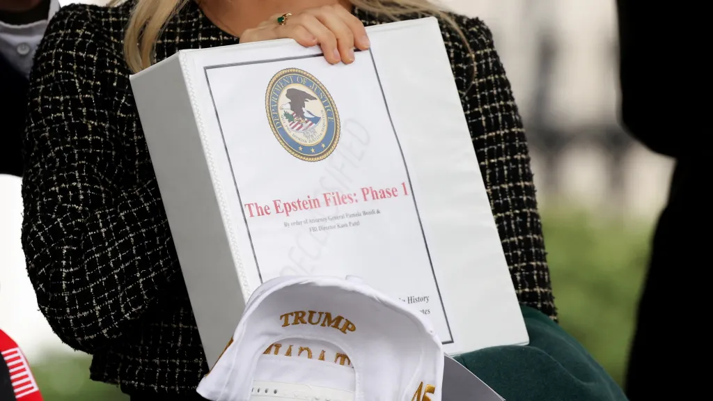 Složka s kauzou Epstein (únor 2025)