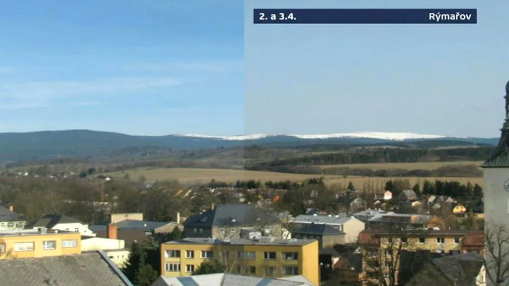 Saharský písek v Evropě