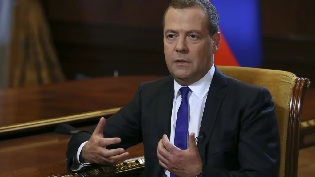 Ruský premiér Dmitrij Medvěděv