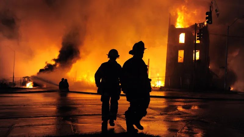 Následky nepokojů v Baltimore