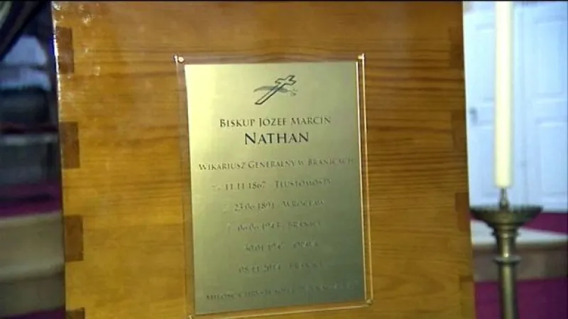 Církev převezla ostatky biskupa Nathana do Polska