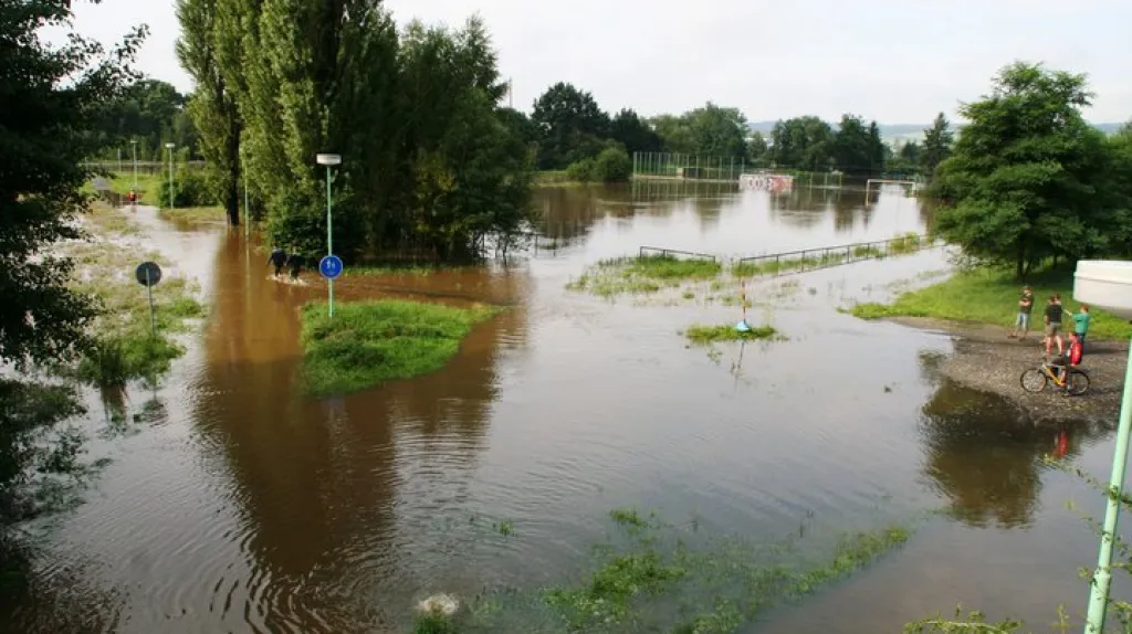 Záplavy - Česká Lípa