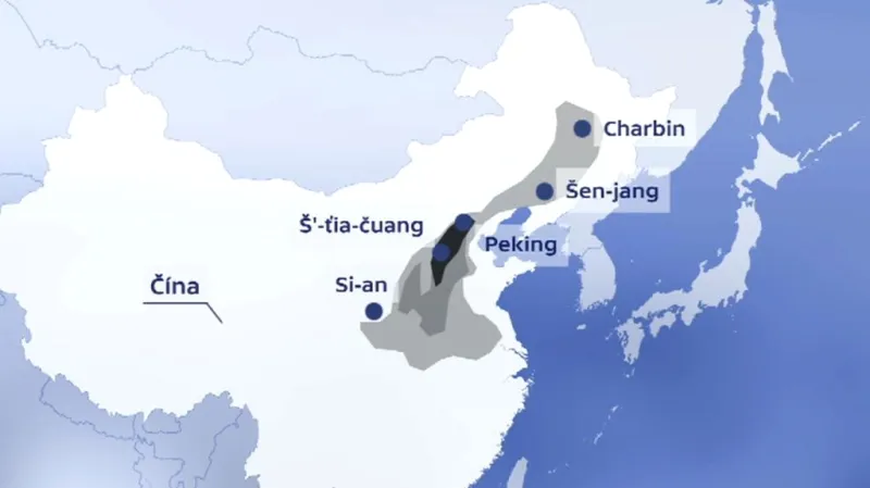 Smogová situace v Číně